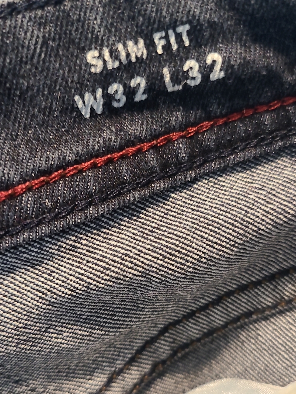 M•B•X Men’s Slim Jeans - Dark Blue - Picture 6 of 6